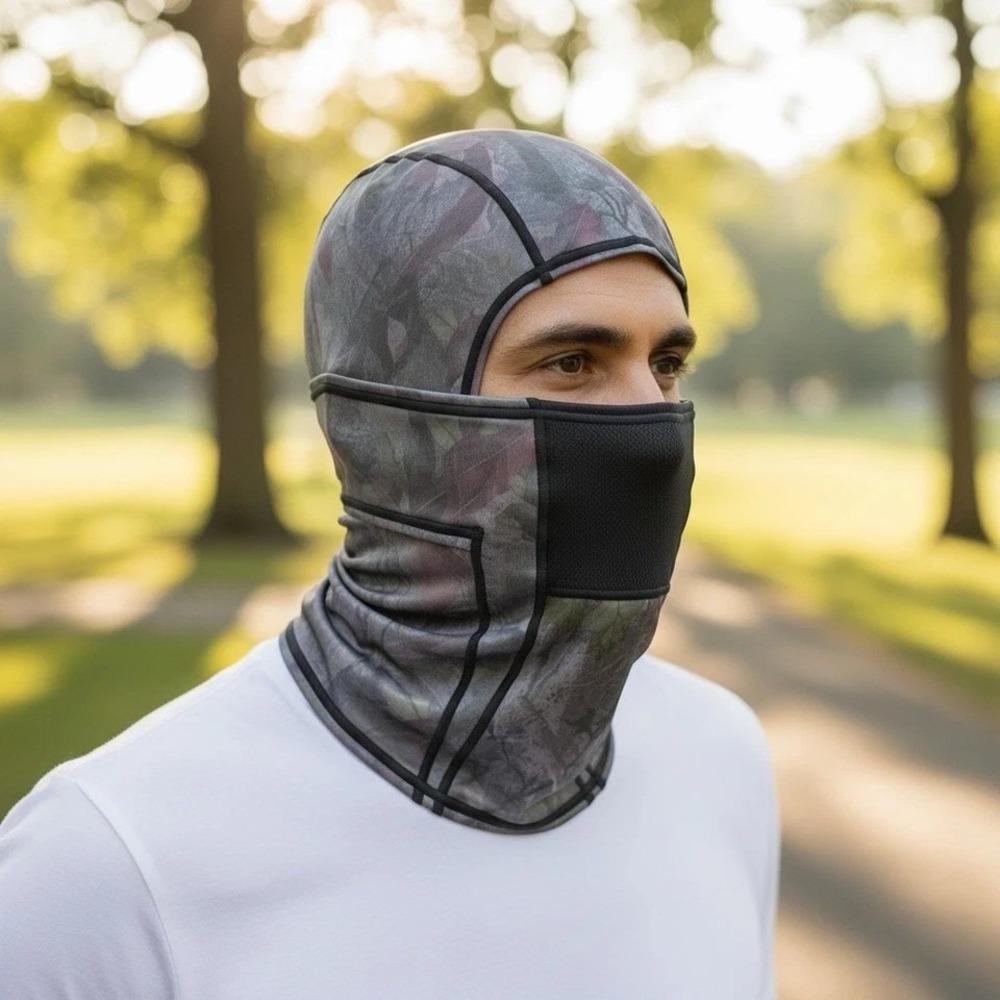 Adidas Alphaskin III 3 Balaclava Tree Camo Hood Reflective‎ Ski Mask Shiesty
